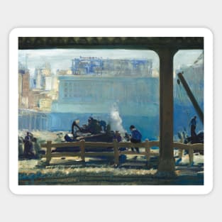 Blue Morning by George Bellows Magnet